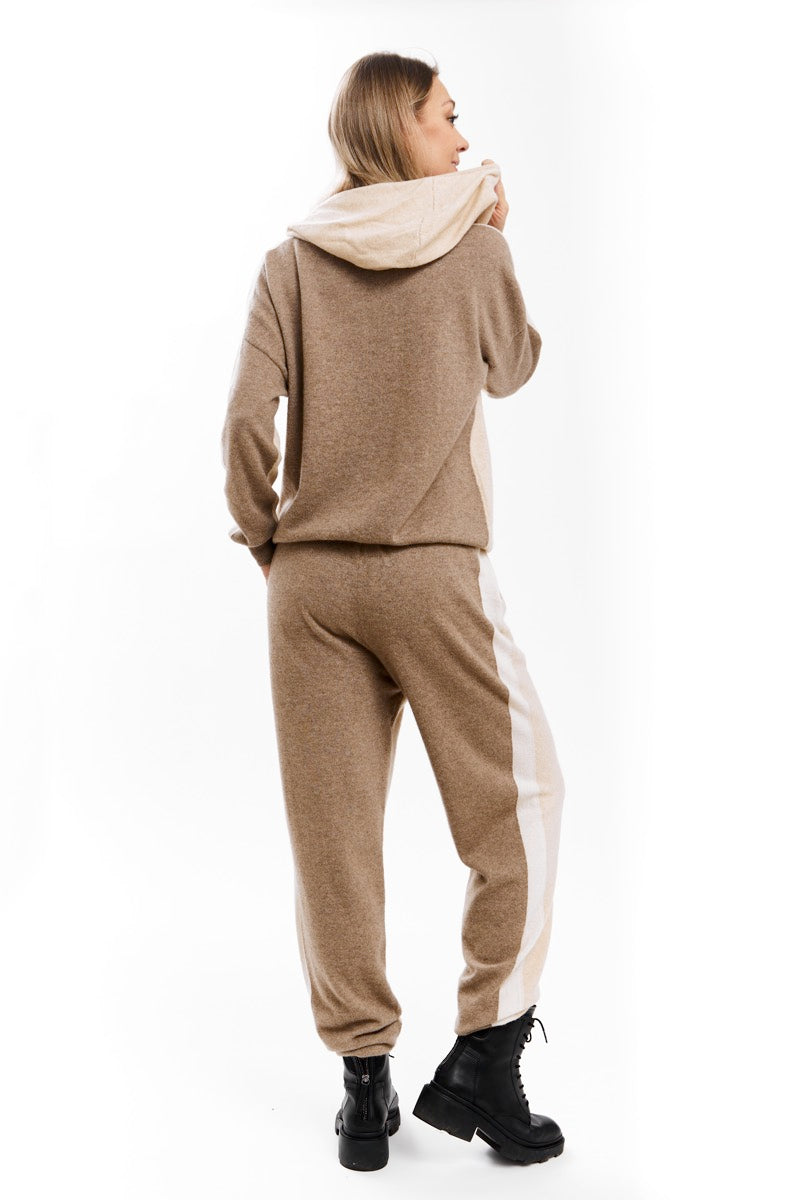 Cashmere Tracksuit Set Beige